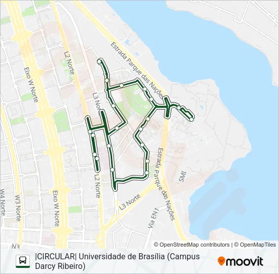 INTRACAMPUS Bus Line Map