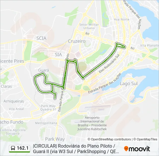 162.1 Bus Line Map