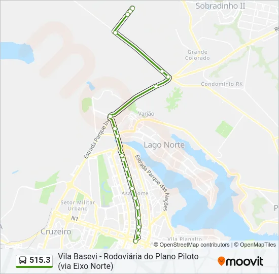 515.3 Bus Line Map