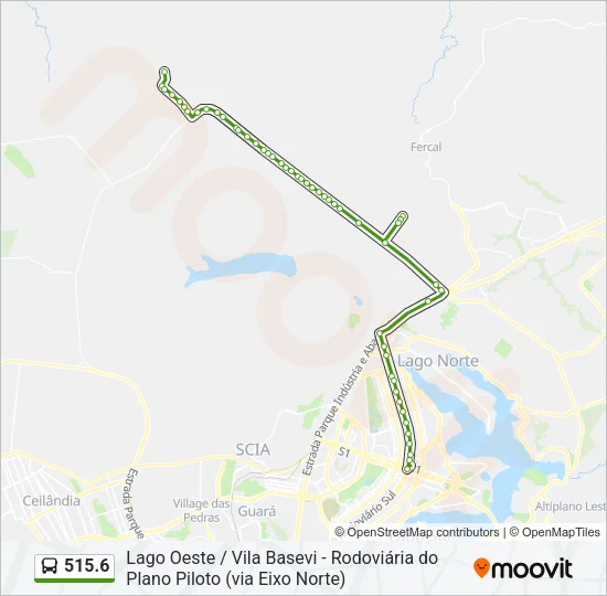 515.6 Bus Line Map