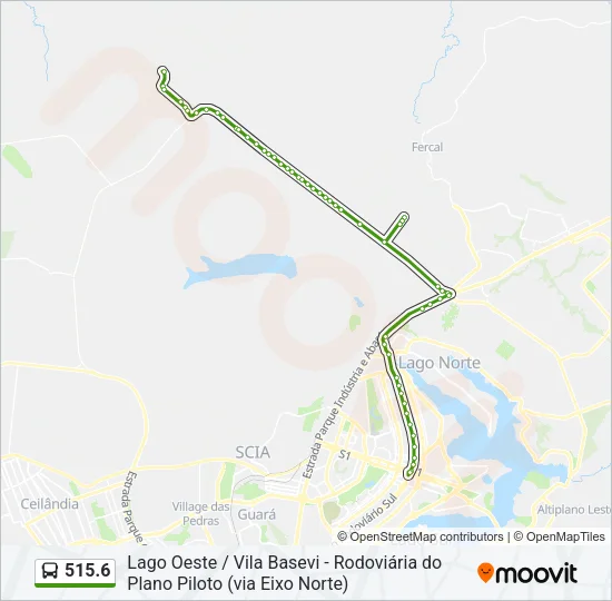 515.6 Bus Line Map