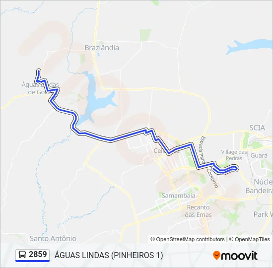 2859 Bus Line Map