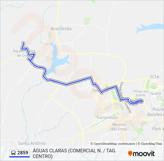 2859 Bus Line Map