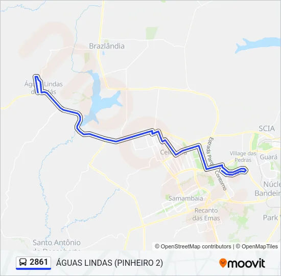 2861 Bus Line Map
