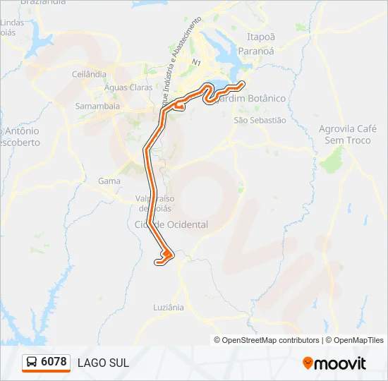 6078 Bus Line Map