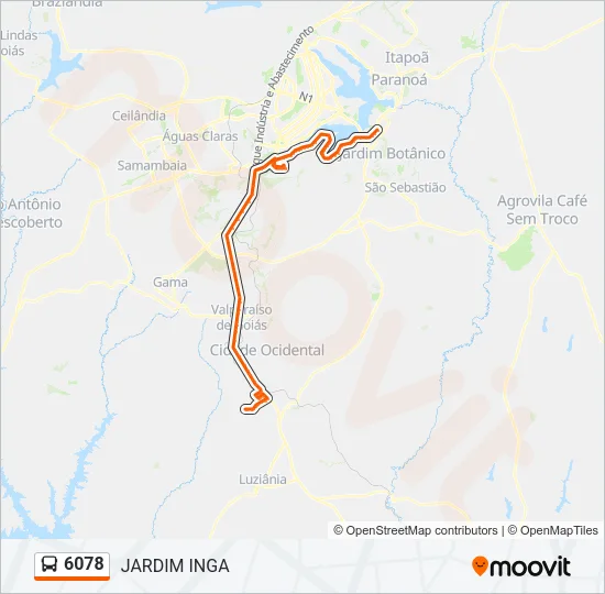 6078 Bus Line Map