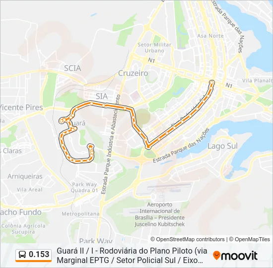 0.153 Bus Line Map