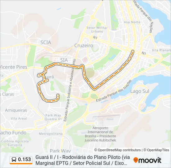0.153 Bus Line Map