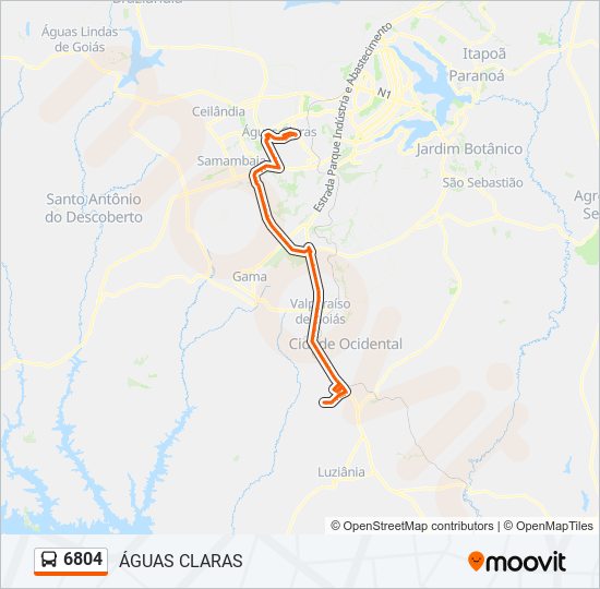 6804 bus Line Map