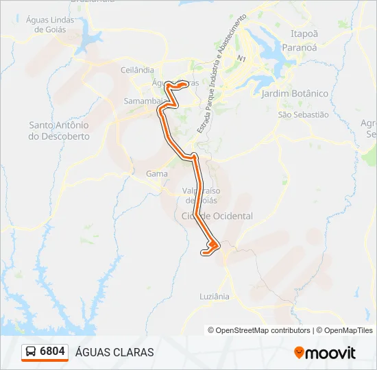 6804 Bus Line Map