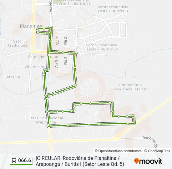066.6 Bus Line Map
