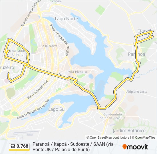 0.768 bus Line Map