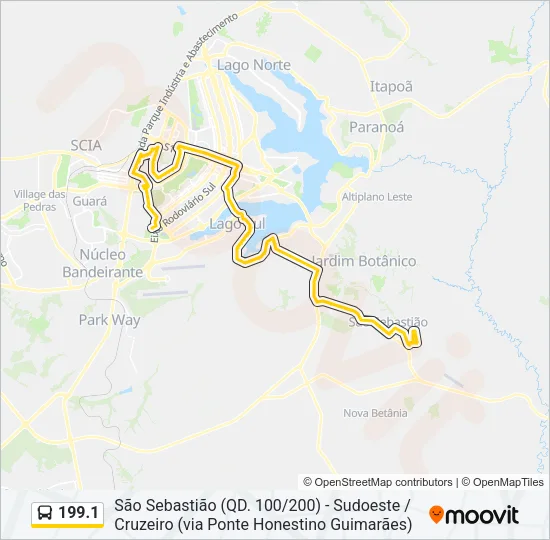199.1 Bus Line Map