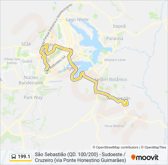 199.1 Bus Line Map