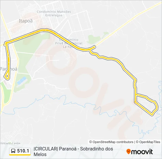510.1 Bus Line Map