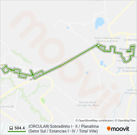 504.4 Bus Line Map