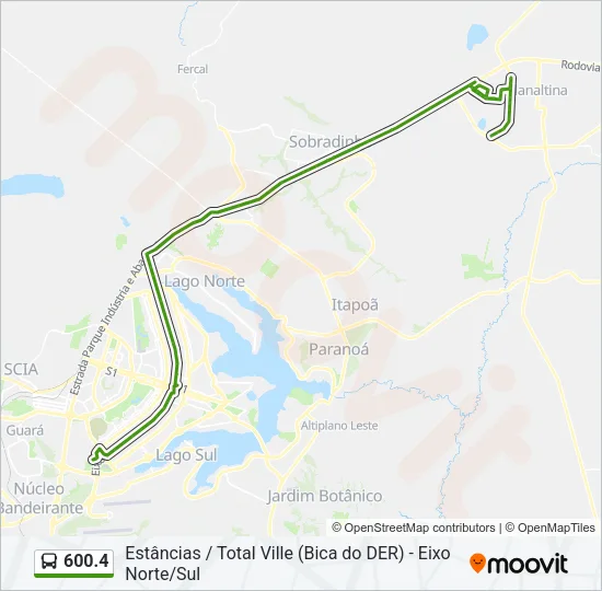 600.4 Bus Line Map