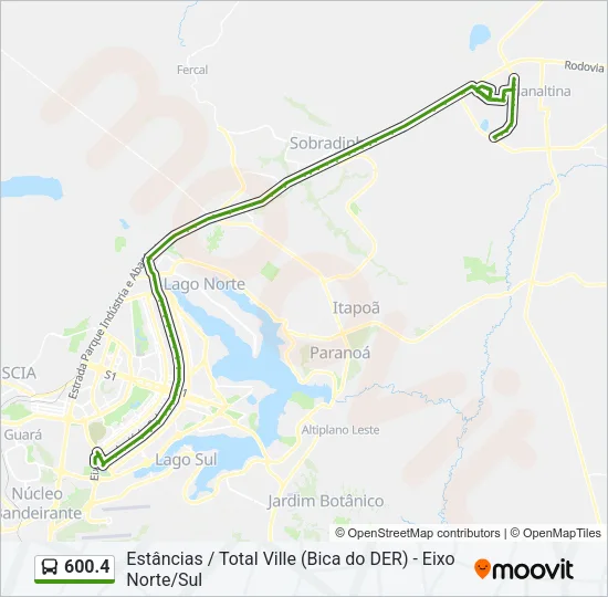 600.4 Bus Line Map