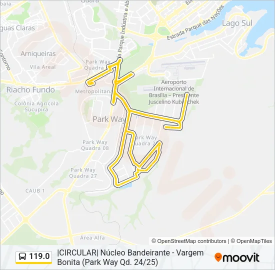119.0 Bus Line Map