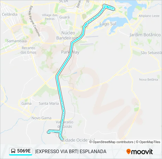 5069E Bus Line Map