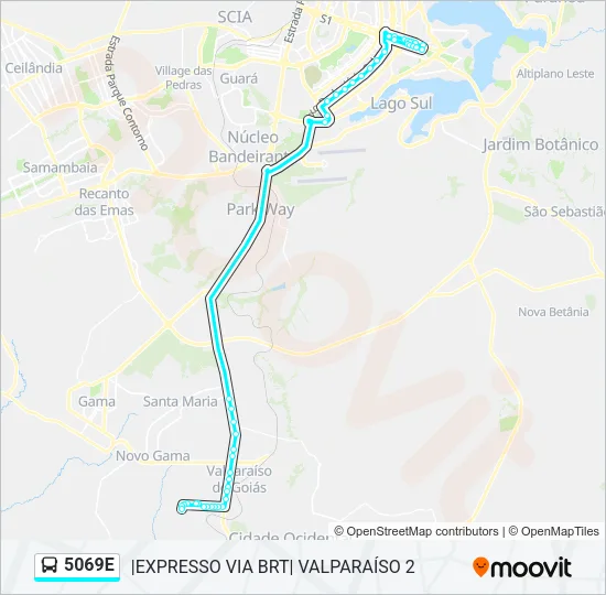 5069E Bus Line Map