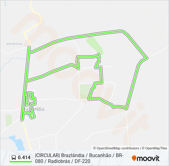 0.414 bus Line Map