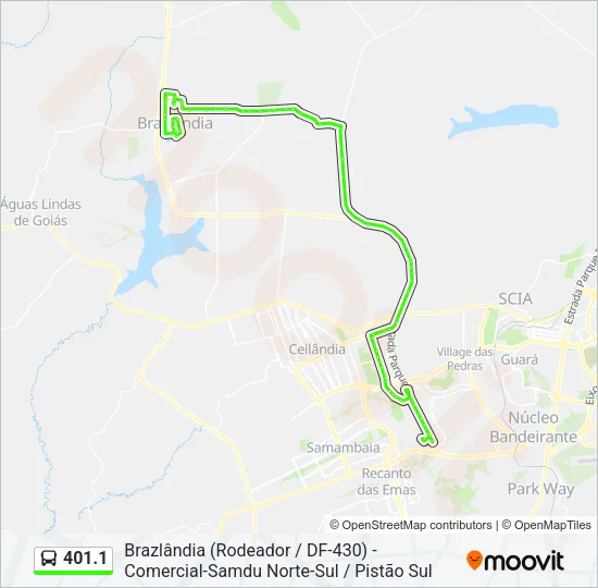 401.1 Bus Line Map