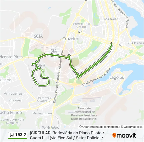 153.2 Bus Line Map