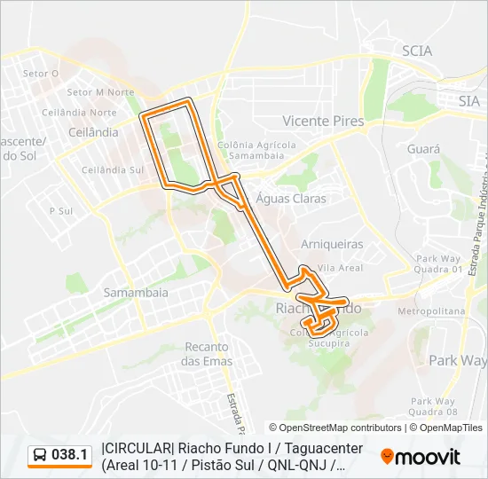 038.1 Bus Line Map
