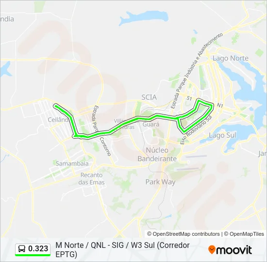 0.323 Bus Line Map