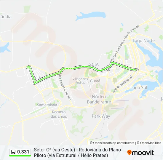 0.331 Bus Line Map