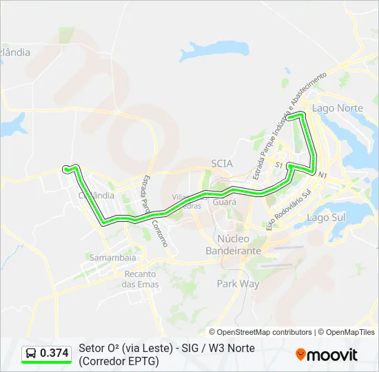 0.374 Bus Line Map
