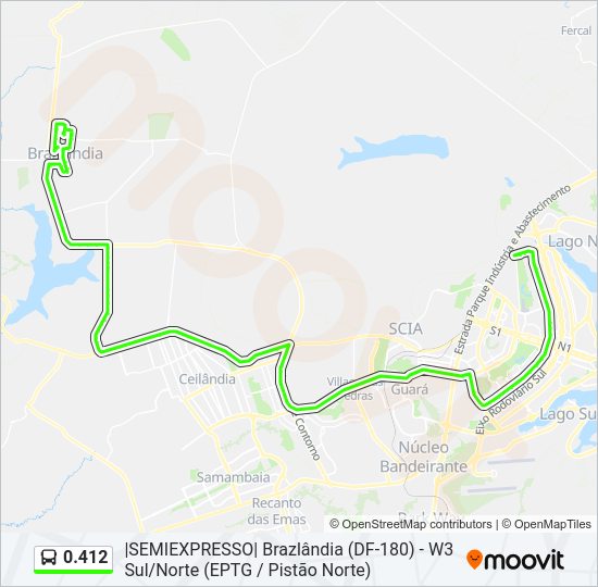 Mapa de 0.412 de autobús