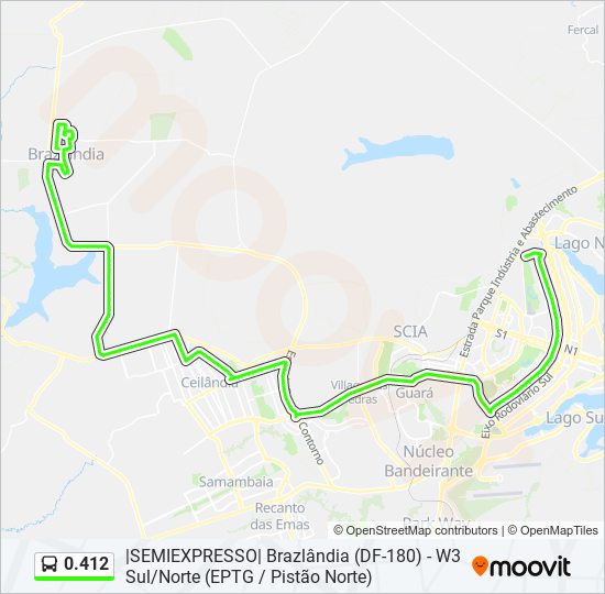 Mapa de 0.412 de autobús