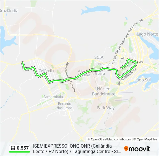 0.557 Bus Line Map