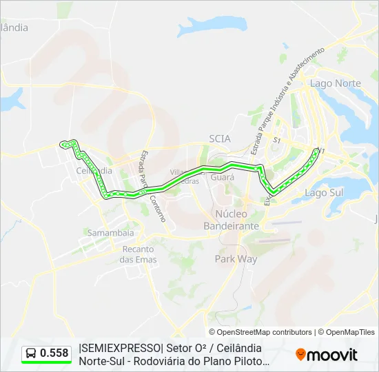 0.558 Bus Line Map