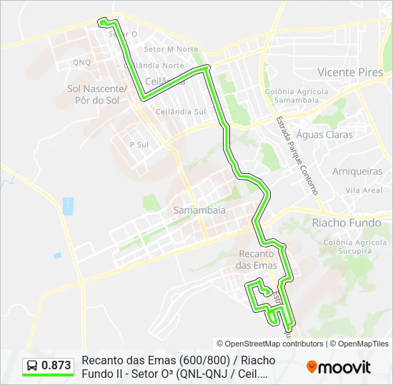 0.873 Bus Line Map