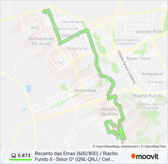 0.873 Bus Line Map