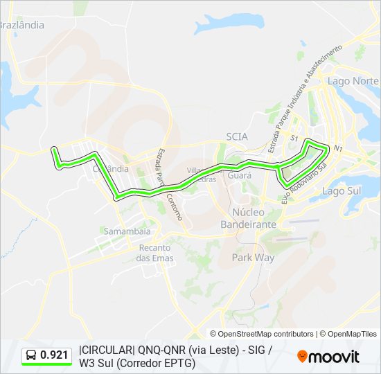 0.921 bus Line Map