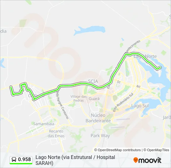 0.958 Bus Line Map