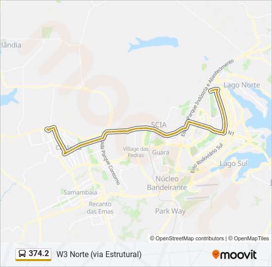 Rota da linha d34: horários, paradas e mapas - Patagônia (Via Fainor)  (Atualizado)