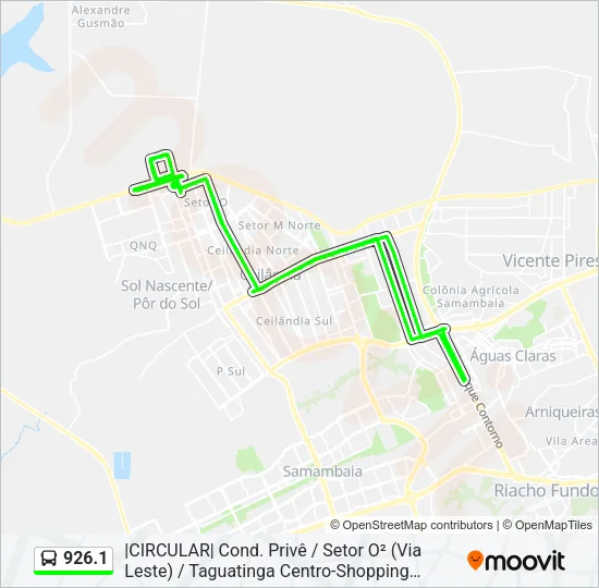 926.1 Bus Line Map