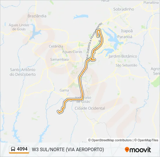 4094 Bus Line Map