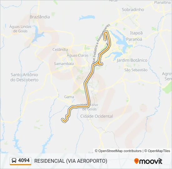 4094 Bus Line Map
