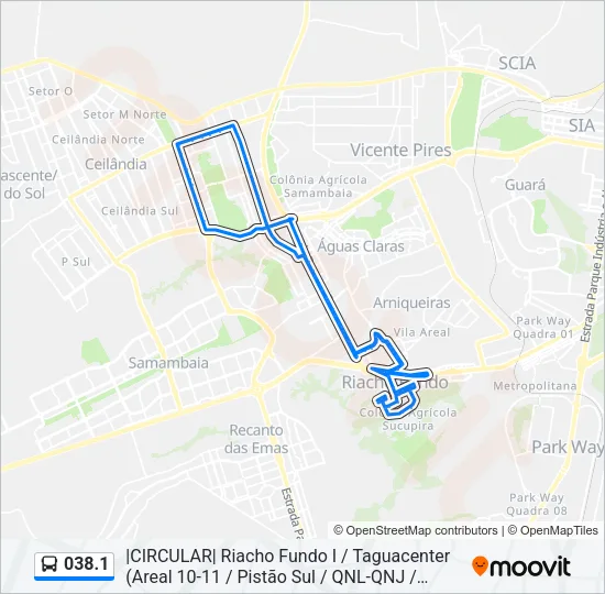 038.1 Bus Line Map