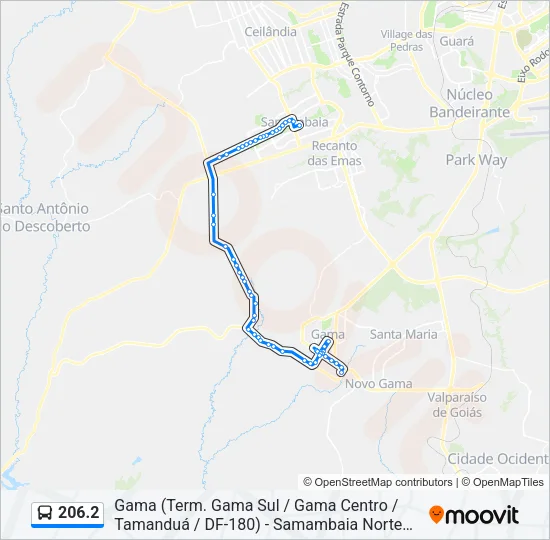 206.2 Bus Line Map