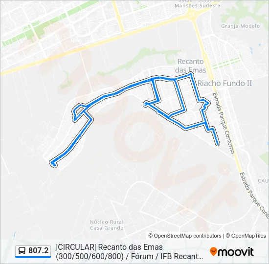 807.2 Bus Line Map