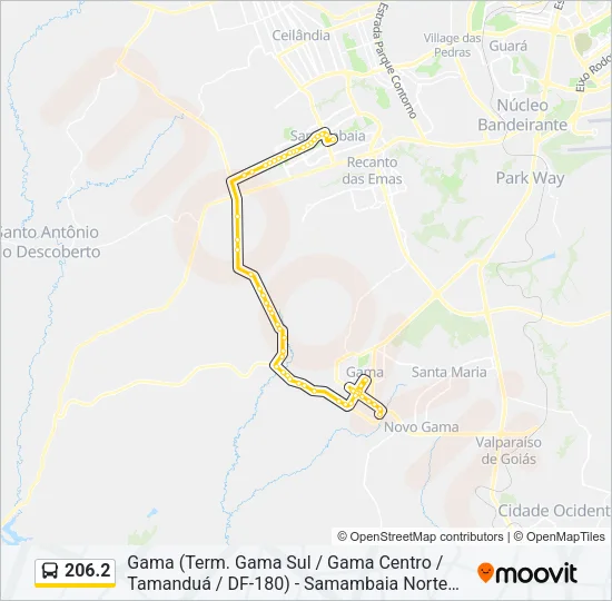 206.2 Bus Line Map