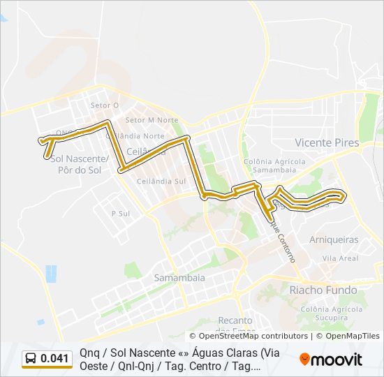 0.041 bus Line Map