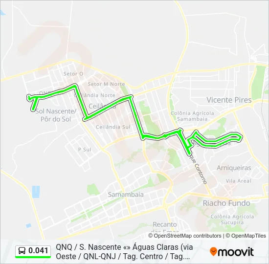 0.041 Bus Line Map